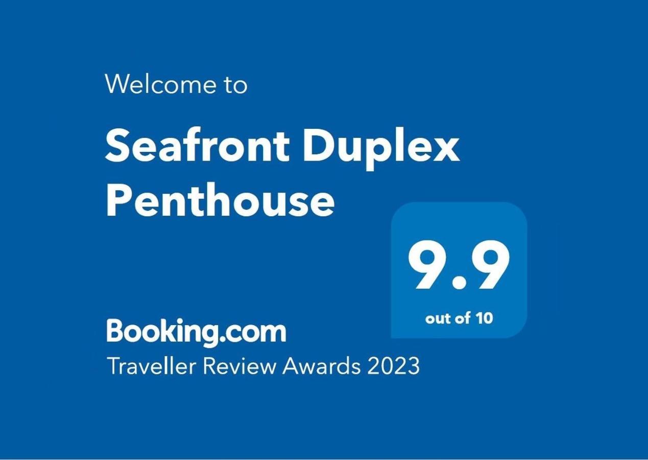 Unique Seafront Triplex Penthouse With Panoramic Bedroom & Rooftop Jacuzzi Overlooking Valletta 슬리에마 외부 사진